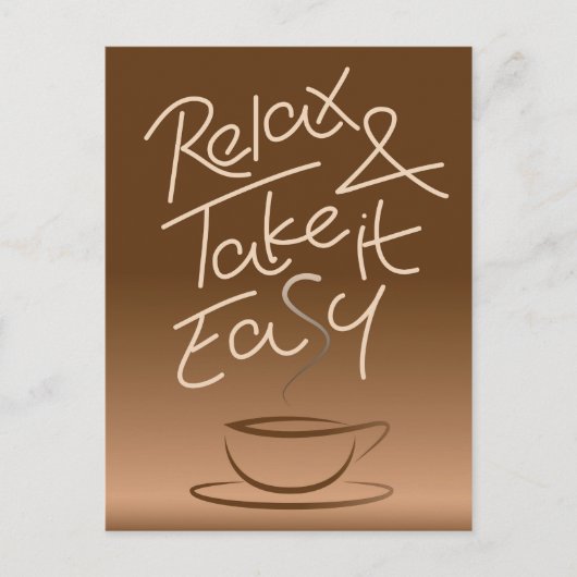 リラックス簡単 ポストカード (正面)