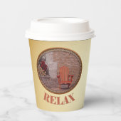 リラックス紙 紙コップ (正面)