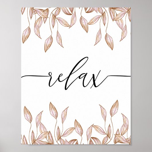 リラックス聖なる書物、 経典バスルーム壁アートポスター ポスター (正面)