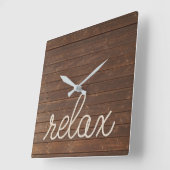 リラックス航海の10000000 スクエア壁時計 (傾斜)