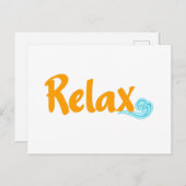 リラックス葉 ポストカード (正面/裏面)