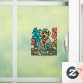 リラックス通りレトロドッグ | おもしろい ウィンドウサイン (ホーム)