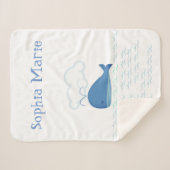 リラックス鯨 シェルパブランケット (正面(横))