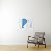 リラックス鯨 タペストリー (インサイチュ(横))