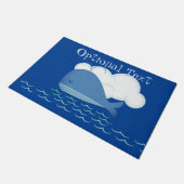 リラックス鯨 ドアマット (アングル)