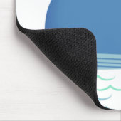 リラックス鯨 マウスパッド (コーナー)