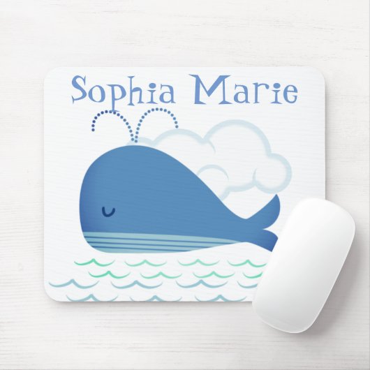 リラックス鯨 マウスパッド (マウス)