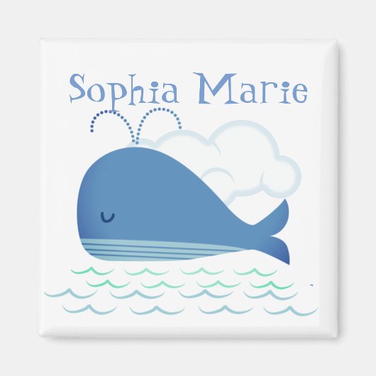 リラックス鯨 マグネット (正面)