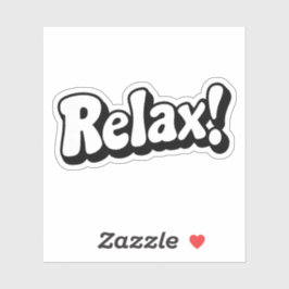 「リラックス!」 デザインシール シール