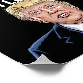 リラックス トランプ 私は合法アメリカ人 笑 ポスター (角)