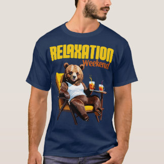 リラックス ベア 週末 ムード Tシャツ