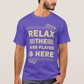 リラックス ベース奏者 ベースギター ミュージシャン ギ Tシャツ