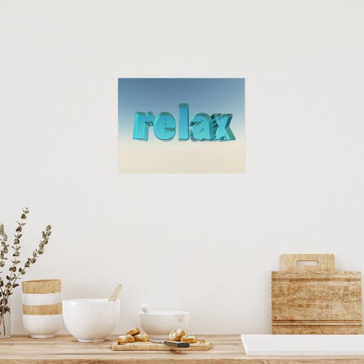 リラックス ポスター (キッチン)