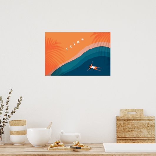 リラックス ポスター (キッチン)