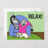 リラックス! ポストカード (正面/裏面)