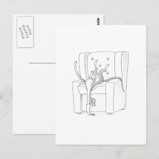 リラックス ポストカード (正面/裏面)