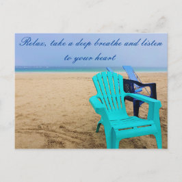 リラックス ポストカード