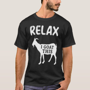 リラックス ヤギがやる Tシャツ