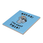 リラックス!ヤギに頼む タイル (側面)