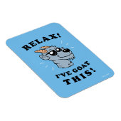 リラックス!ヤギに頼む マグネット (右側)