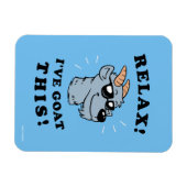 リラックス!ヤギに頼む マグネット (横)