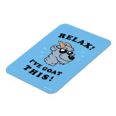 リラックス!ヤギに頼む マグネット (左側)