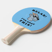 リラックス!ヤギに頼む 卓球ラケット (正面アングル)