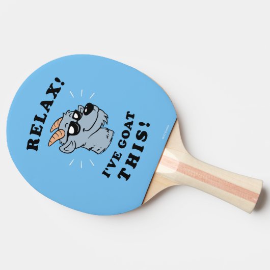 リラックス!ヤギに頼む 卓球ラケット (横)