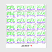 リラックス!彼女が勝ったのは、ビニールシール