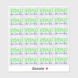 リラックス!彼女が勝ったのは、ビニールシール シール