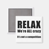 リラックス.我々は全熱狂する体 マグネット (正面/裏面)