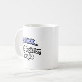 リラックス..私は呼吸セラピスト コーヒーマグカップ (正面左)