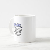 リラックス...私は運動指導者だ コーヒーマグカップ (正面左)