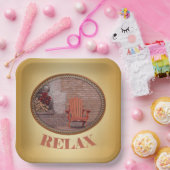 リラックス-紙プレート ペーパープレート (パーティー)