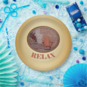 リラックス-紙プレート ペーパープレート (パーティー)