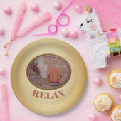 リラックス-紙プレート ペーパープレート (パーティー)