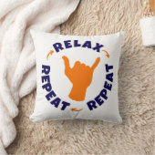 リラックス.繰り返す。繰り返す。 クッション (ブランケット)