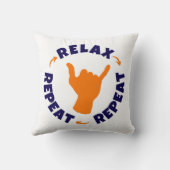 リラックス.繰り返す。繰り返す。 クッション (裏面)