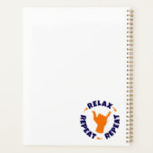 リラックス.繰り返す。繰り返す。 プランナー手帳 (裏面)