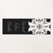 リラックス、風を解く、呼吸する ヨガマット (正面(横))