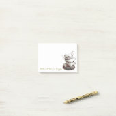「リラックス&Have Cuppa」注文を投稿 ポストイット (デスク上)