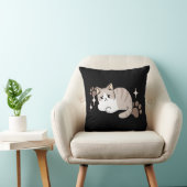 リラックス&Lazy Vibes for猫好きデザイン クッション (椅子)