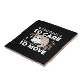 リラックス&Lazy Vibes for猫好きデザイン タイル (側面)