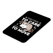 リラックス&Lazy Vibes for猫好きデザイン マグネット (左側)