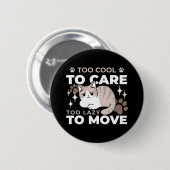 リラックス&Lazy Vibes for猫好きデザイン 缶バッジ (正面&裏面)