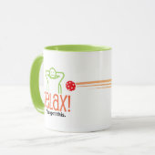 リラックスPickleball マグカップ (正面左)