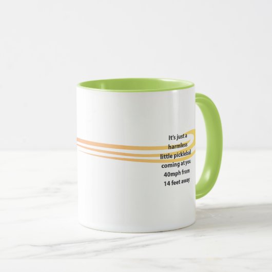 リラックスPickleball マグカップ (正面右)