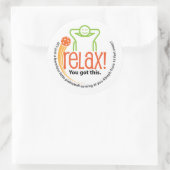 リラックスPickleball ラウンドシール (バッグ)