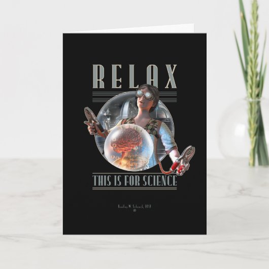 リラックスSCIENCEあいさつカード用 カード (正面)