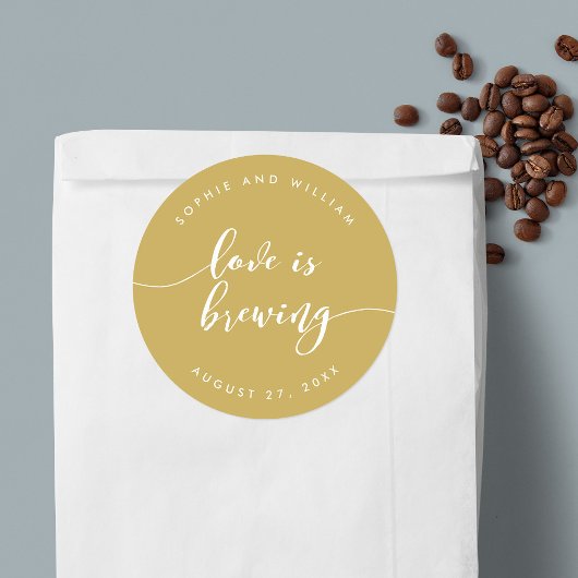 リラックスScript Love is Brewingカスタム System Color結婚's ラウンドシール